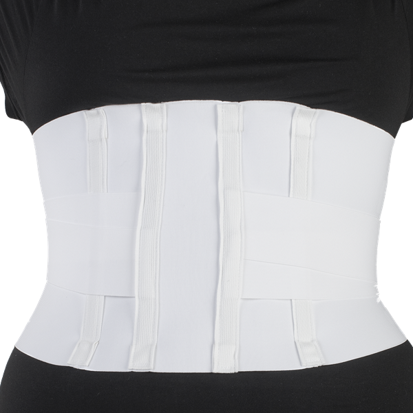 Leader Criss-Cross Lumbar Support, White, X-Large – Save Rite Medical