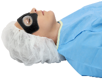 23-600 Patient Eye ShieldZ-Side View Gray